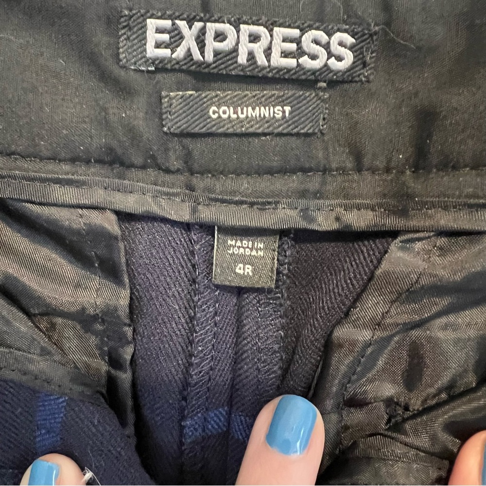 Express Columnist Window Pane Pant - Picture 3 of 6